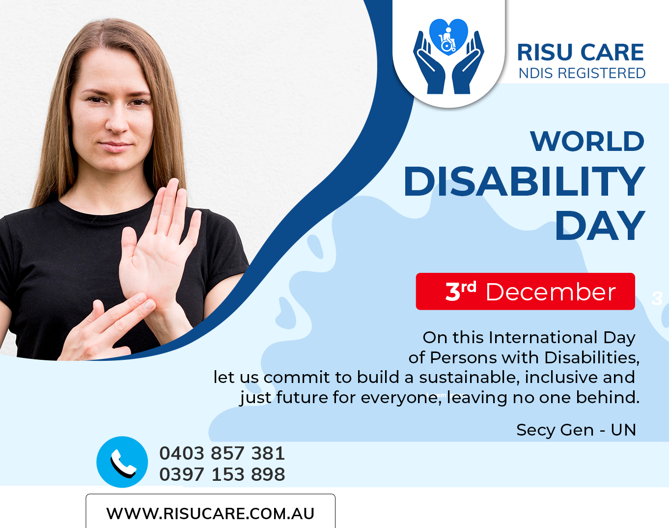 Message on World Disability Day